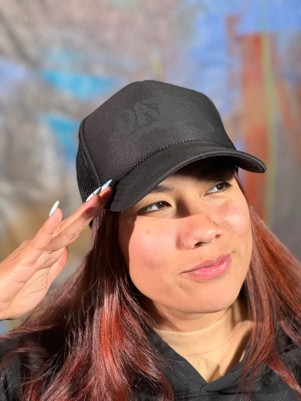 Black 3M OG Logo Trucker Hat - Dazed Not Confused