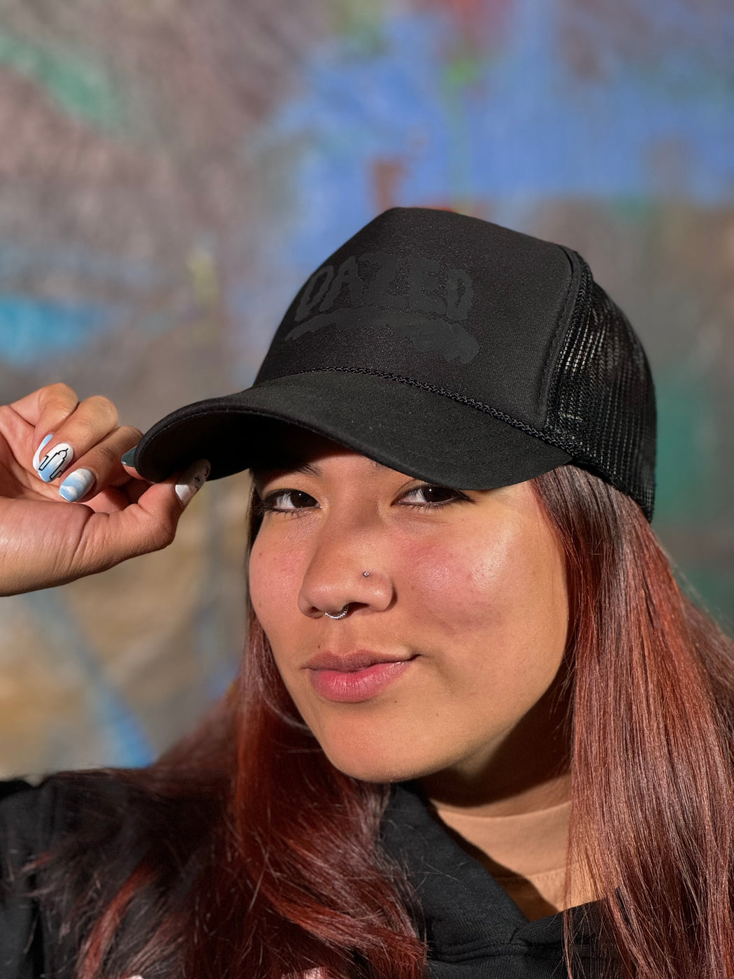 Black 3M OG Logo Trucker Hat - Dazed Not Confused