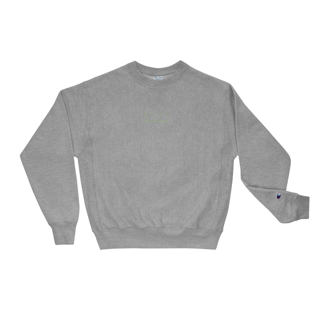 Thin Slices Champion Crewneck - Dazed Not Confused
