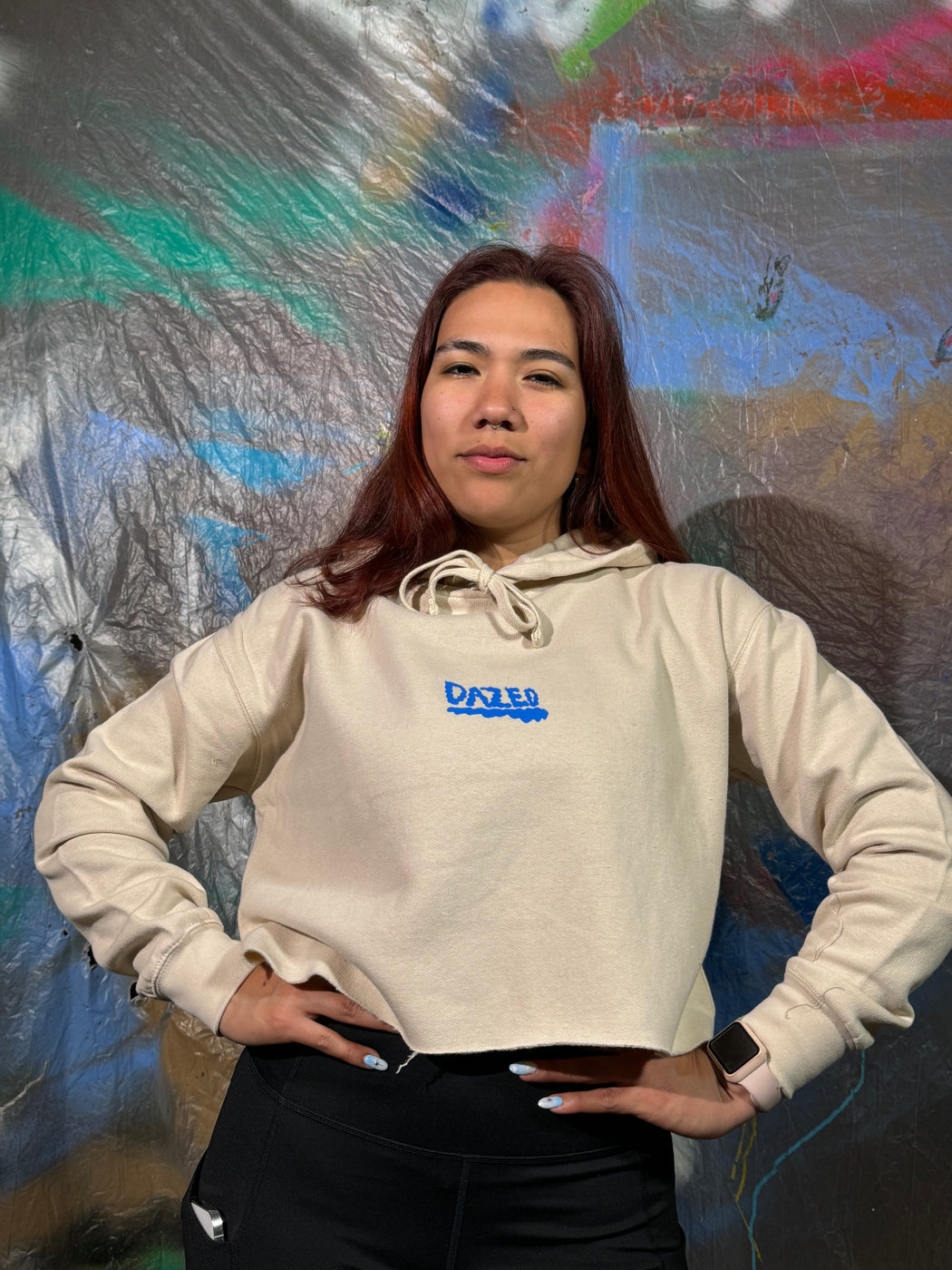 OG Logo Crop Hoodie - Dazed Not Confused