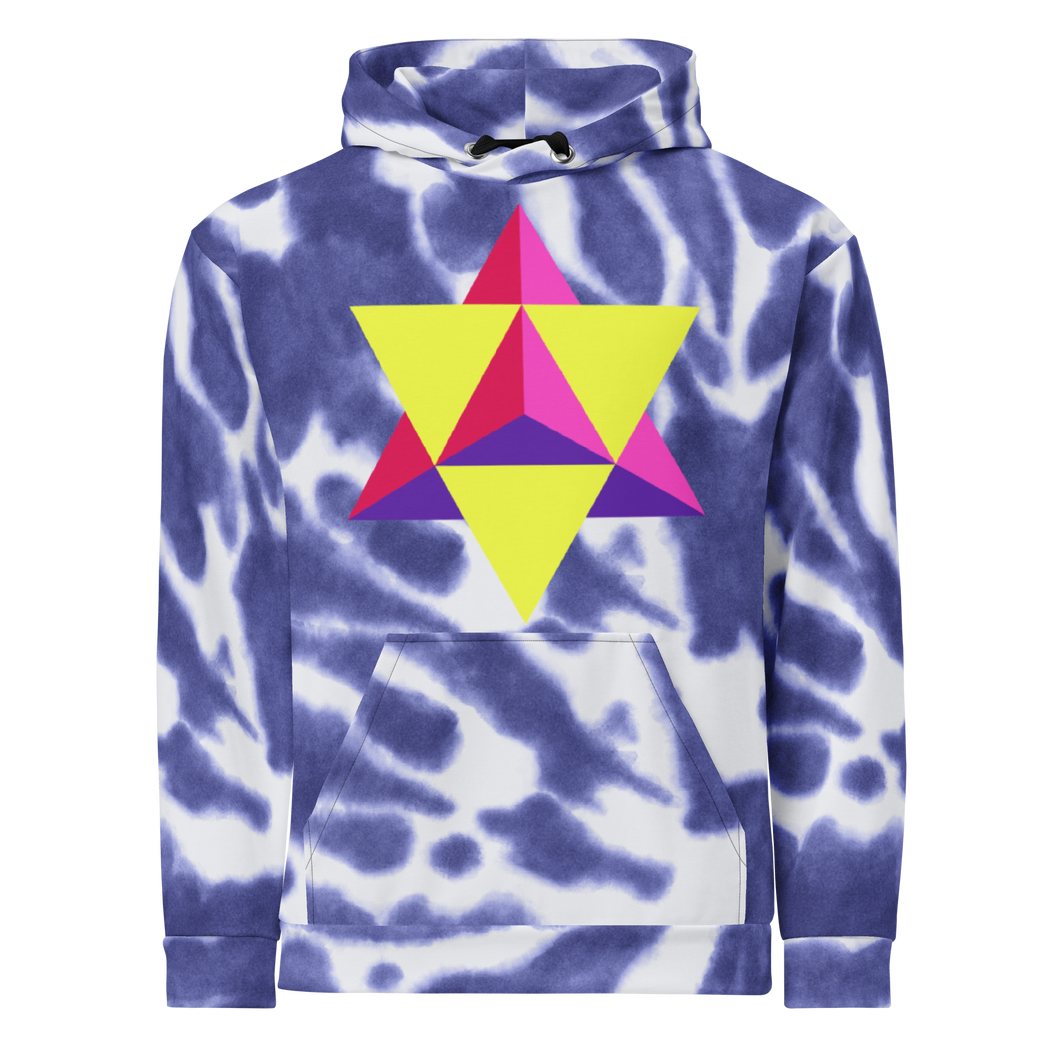 MERKABA TIE DYE HOODIE - Dazed Not Confused
