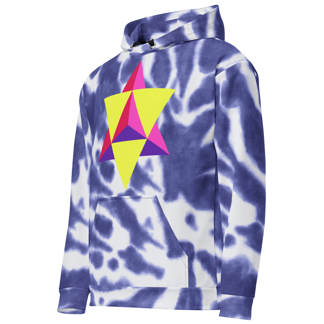 MERKABA TIE DYE HOODIE - Dazed Not Confused
