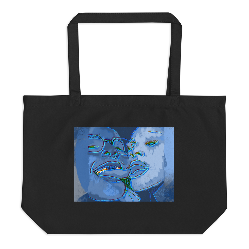 Toungin Large Eco Tote - Dazed Not Confused