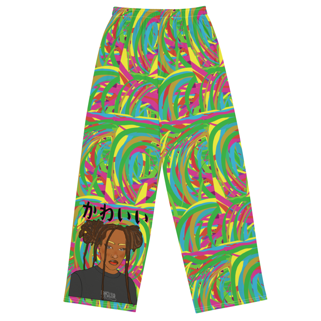 KAWAII All Over Print Sweatpant - Dazed Not Confused