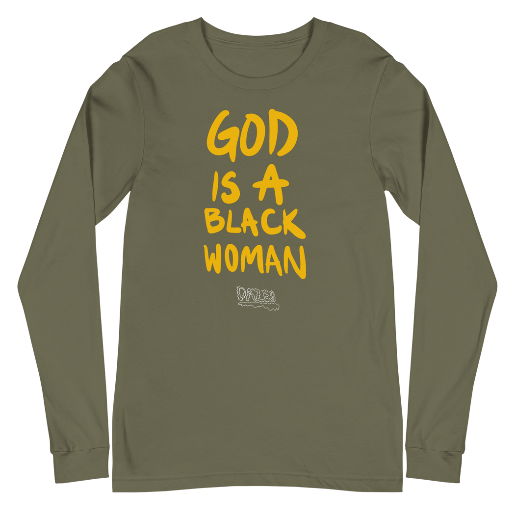 GODISABLACKWOMAN L/S T Shirt - Dazed Not Confused