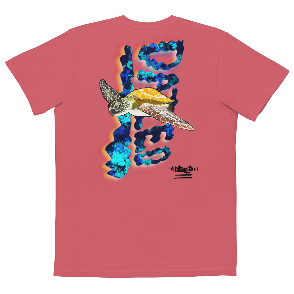 Flying Turtles Pocket T Shirt - Dazed Not Confused