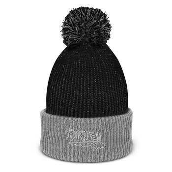 OG Logo Embroidered PomPom Beanie - Dazed Not Confused