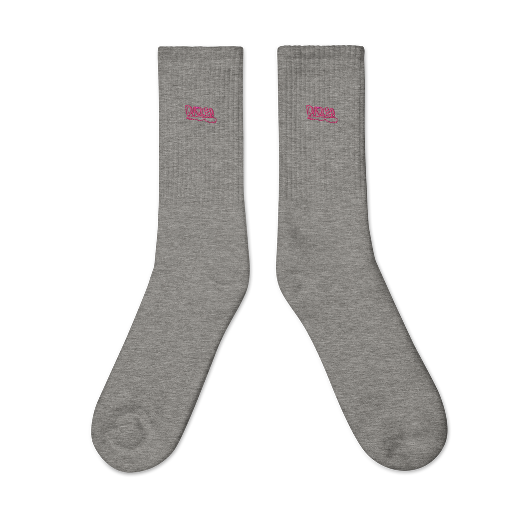 OG Logo embroidered socks - Dazed Not Confused